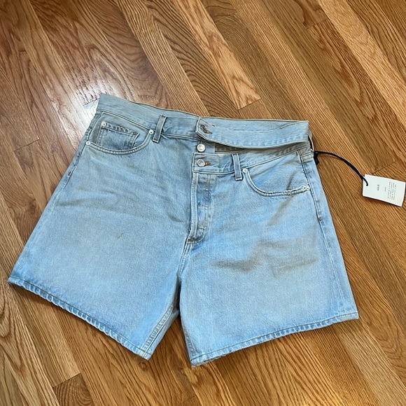 AGolde Broken Waistband Shorts Size 32 NWT - Picture 8 of 16